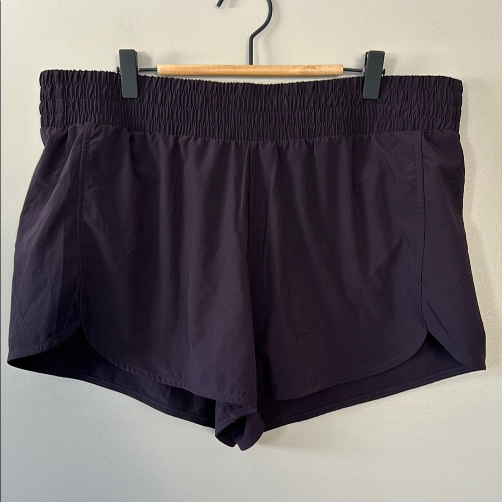 Zella Athletic Shorts Size XL Eggplant Purple 3.5” Inseam‎